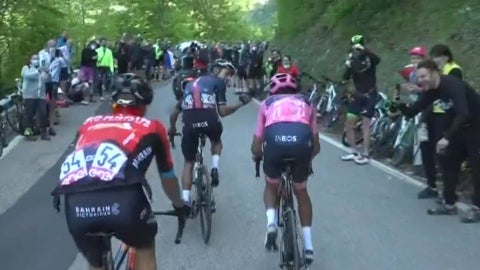 Daniel Martínez salvó a Egan Bernal