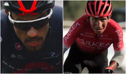 Daniel Martínez y Nairo Quintana