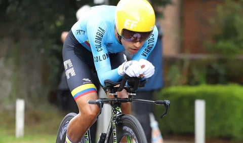 Daniel Felipe Martínez, ciclista colombiano de la Selección Colombia Manzana Postobón