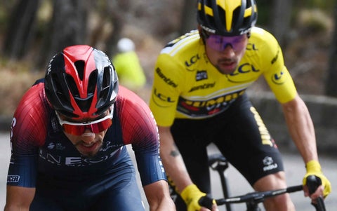 Daniel Martínez y Primoz Roglic, temporada WorldTour 2022