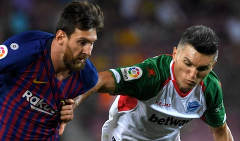 Daniel Torres, jugador colombiano al servicio del Alavés de España desde 2016