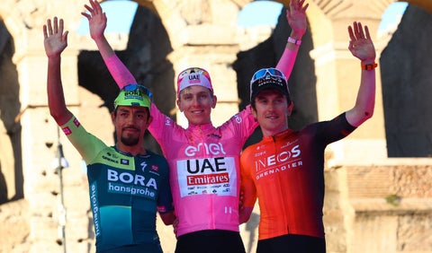 Daniel Martínez en el Giro de Italia 2024