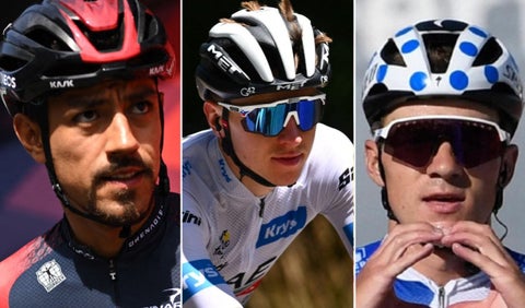 Daniel Martínez, Pogacar, Evenepoel