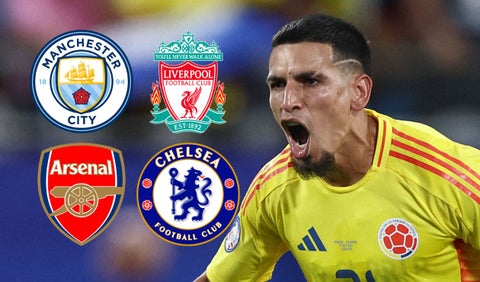 Daniel Muñoz y equipos de la Premier League