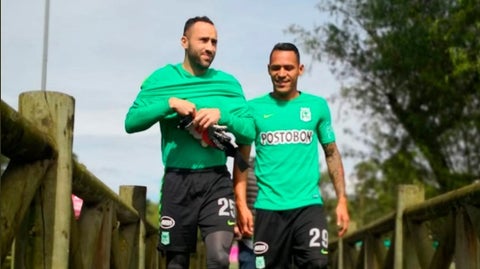 David Ospina, entrenando con Atlético Nacional