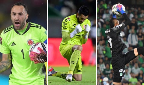 David Ospina, Camilo Vargas y Kevin Mier