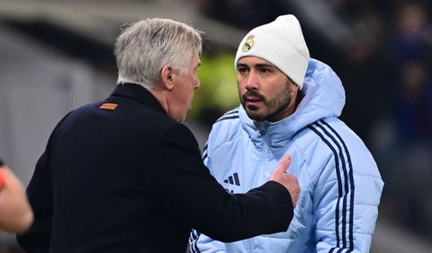 Carlo y Davide Ancelotti en Real Madrid