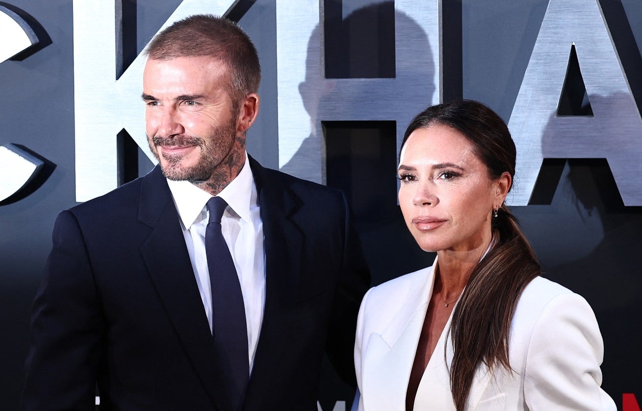 David Beckham y Victoria en un evento en Los Angeles