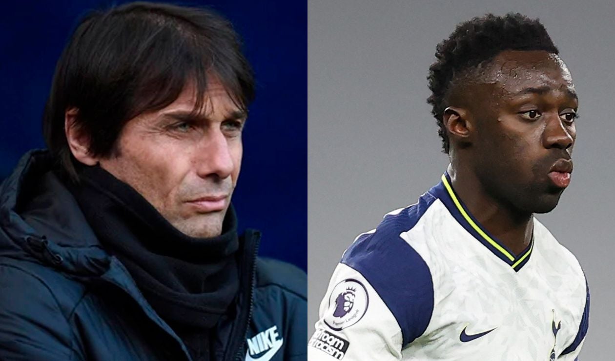 Davinson Sánchez y Antonio Conte