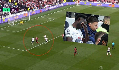 Davinson Sánchez sale abucheado en Tottenham