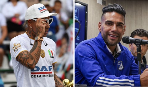 Dayro Moreno y Falcao