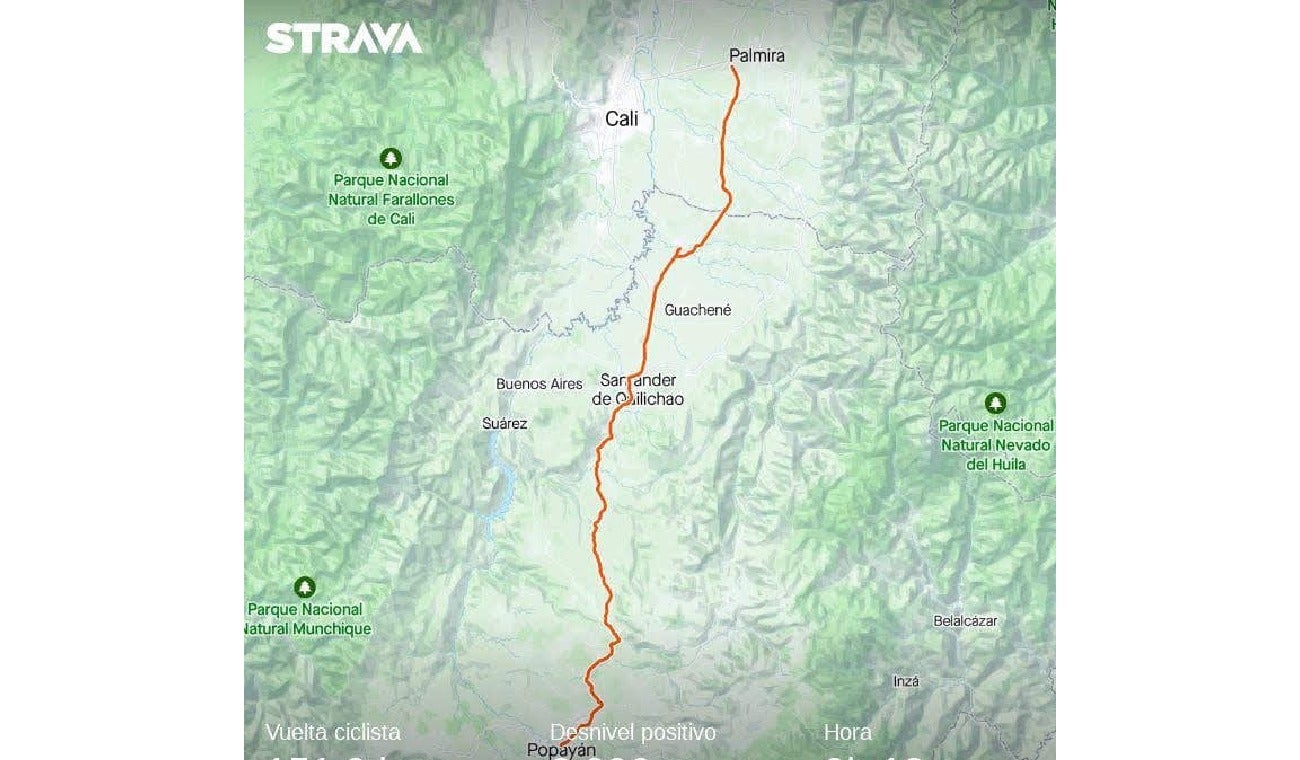 Ciclistas fueron de Soacha a Argentina