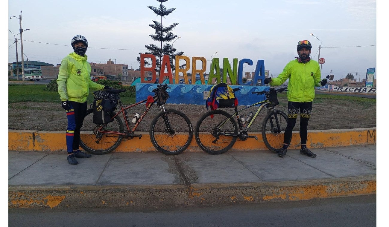 Ciclistas fueron de Soacha a Argentina