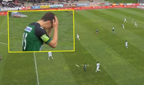 Defensor hizo un autogol desde 60 mts en el fútbol de Austria