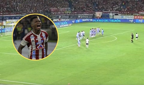 Video: Golazo de Deiber Caicedo para meter a Junior en la final