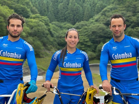 Delegación de BMX de Colombia en los Olímpicos