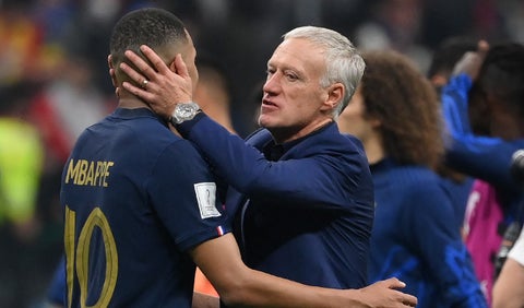 Deschamps y Mbappé, Mundial de Qatar 2022