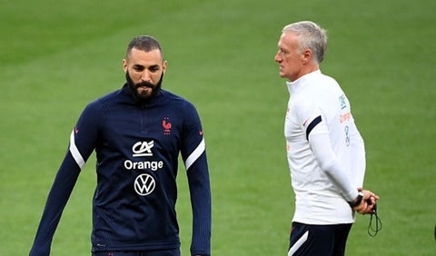 Deschamps y Benzema, Selección de Francia