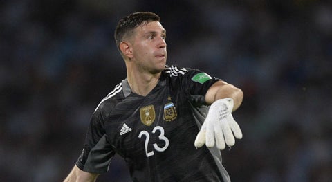 Dibu Martínez, arquero de Argentina en la Copa América