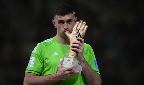 Dibu Martínez, campeón del mundo con Argentina 2022