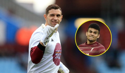 'Dibu' Martínez y Luis Díaz