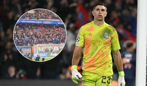 [Video] Dibu Martínez suma enemigos: así fue su cruce con la hincada del PSG