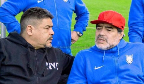 Diego Armando y Hugo Maradona