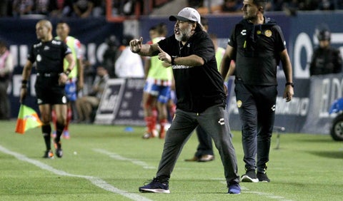 Diego Maradona, técnico de Dorados