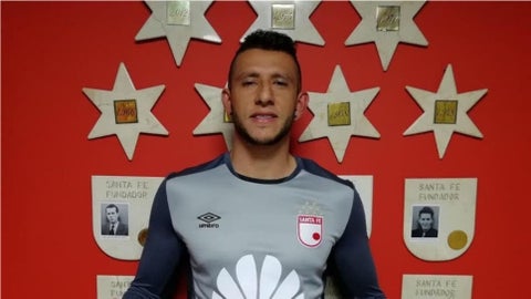 Diego Martínez, arquero de Santa Fe