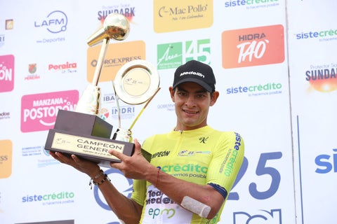 Diego Camargo del Team Medellín, ganador del clásico RCN 2025