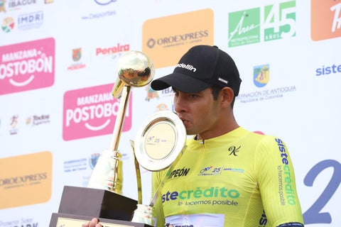 Diego Camargo del Team Medellín, ganador del clásico RCN 2025