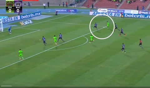 Primer gol de Diego Valoyes en México