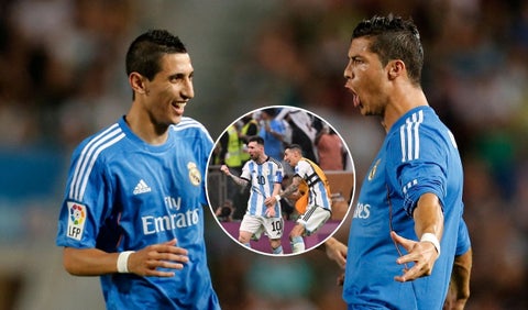 Di María ninguneó a Cristiano: dura comparación histórica con Messi