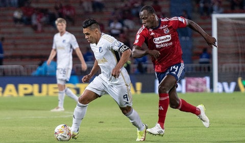 Amargo debut de Falcao en Millonarios: Medellín hizo respetar su casa