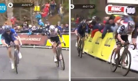 Video del ataque de Tadej Pogacar a David Gaudu