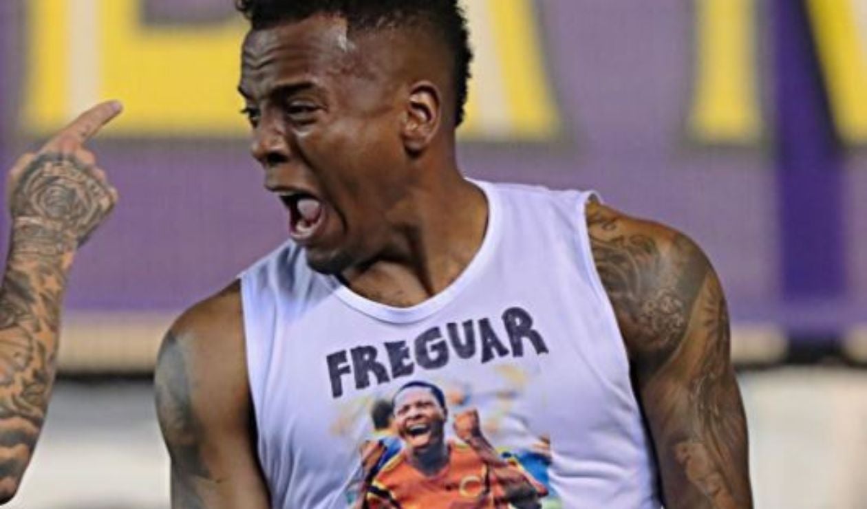 La emotiva celebración de gol del hijo de Fredy Rincón en su honor