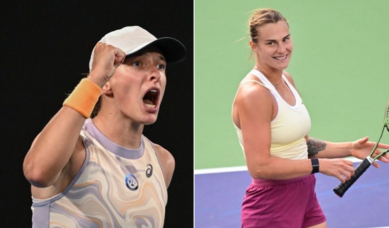 Indian Wells 2023: Sabalenka y Swiatek jugarán la final femenina