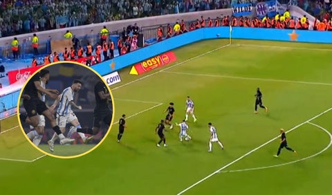 Video del gol 100 de Messi jugando para Argentina