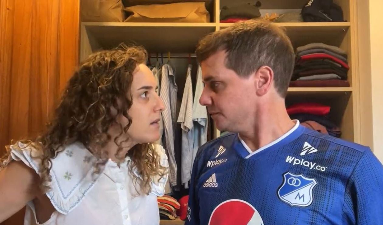 Jero Freixas y su video con la camiseta de Millonarios