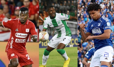 América, Nacional y Millonarios