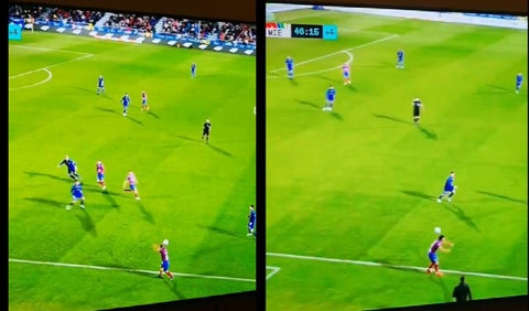 Doble mal saque de lateral en la Liga de Polonia