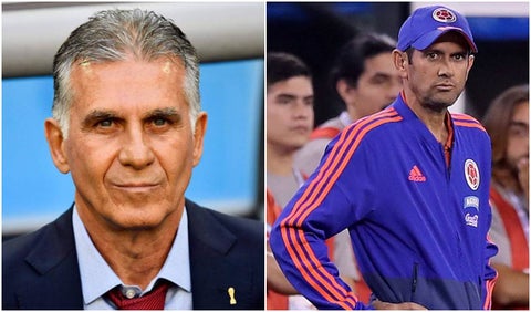 Carlos Queiroz y Arturo Reyes
