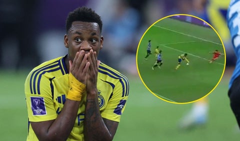 Jhon Durán erró gol en la Champions League de Asia