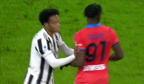 Duván Zapata y Juan Guillermo Cuadrado