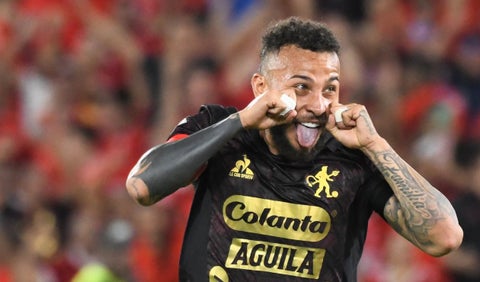 Duván Vergara con el América de Cali