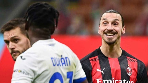 Duván Zapata y Zlatan Ibrahimovic