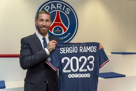 Sergio Ramos, jugador del PSG