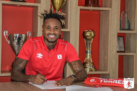 Gustavo Torres, delantero del América de Cali