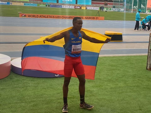 Jhon Berrio, atleta colombiano