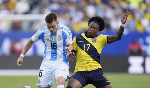 Selección de Ecuador vs Argentina